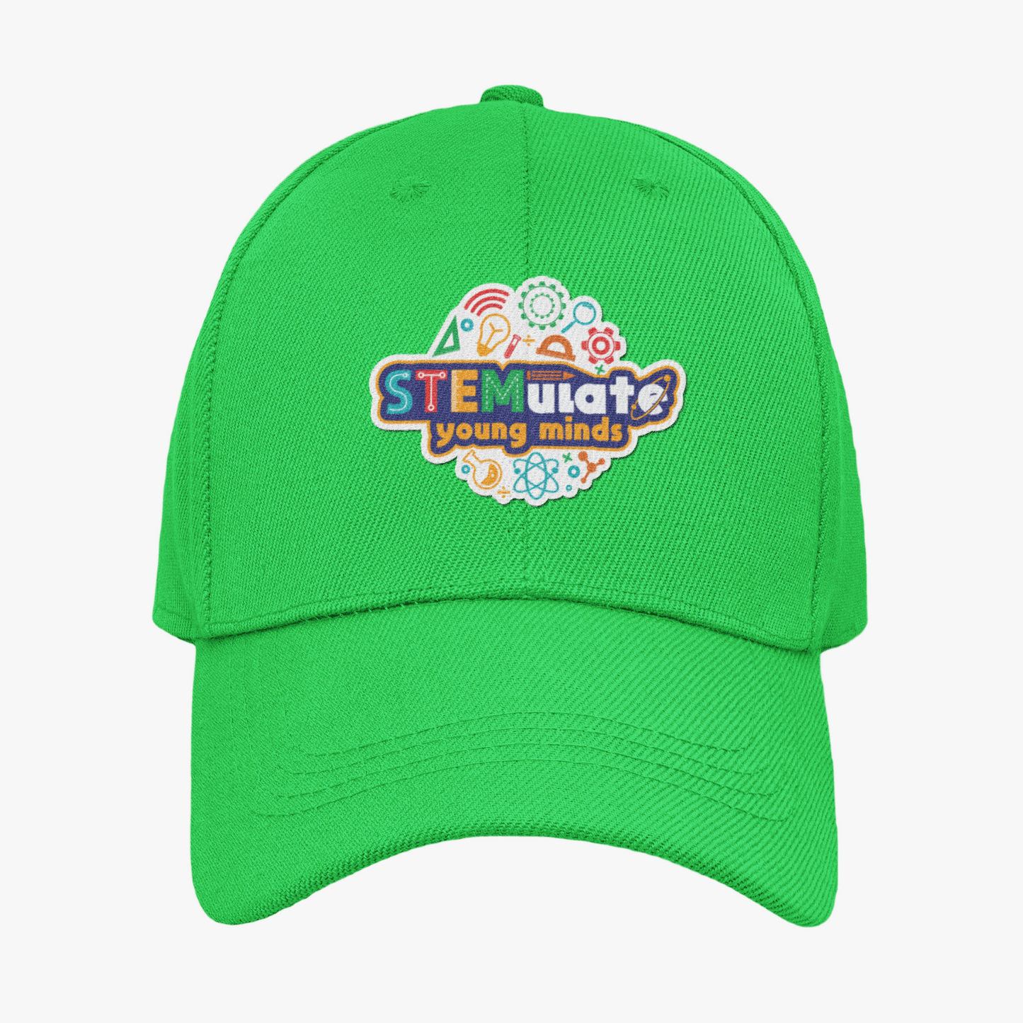 STEMulate Young Minds Dad Hat in Green