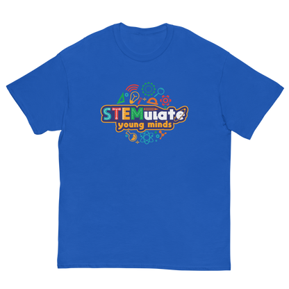 STEMulate Young Minds Tee in Royal Blue