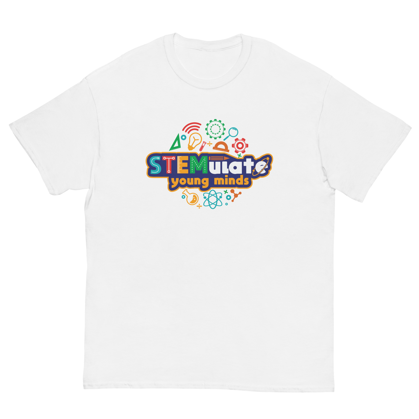 STEMulate Young Minds Tee in White