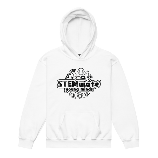 Youth STEMulate Hoodie in White