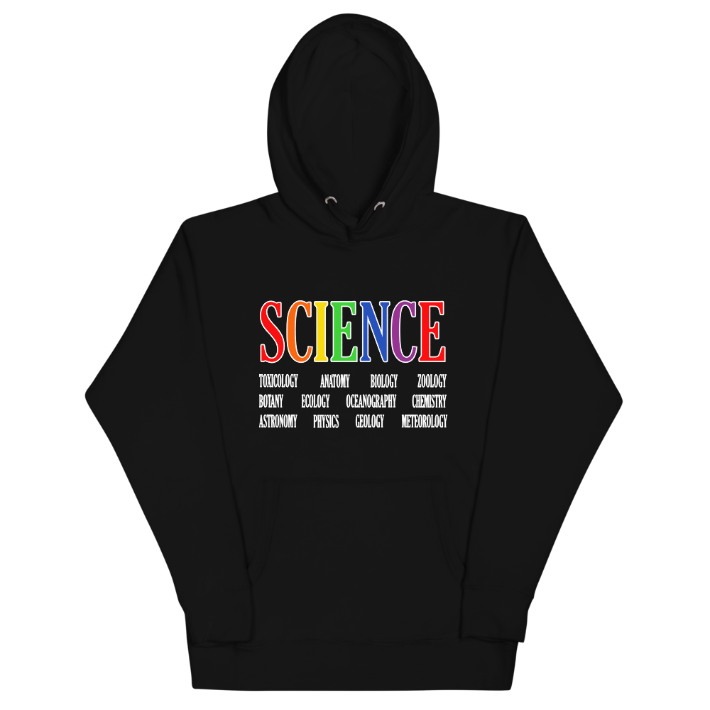 Adult SCIENCE Hoodie in Black