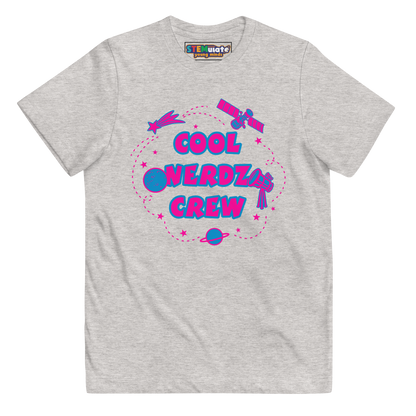 Cool Nerdz Crew Tee in Grey