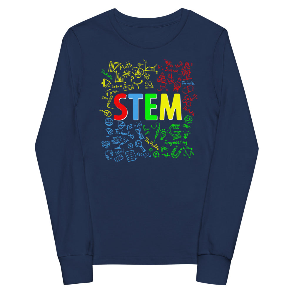 Youth STEM long sleeve tee