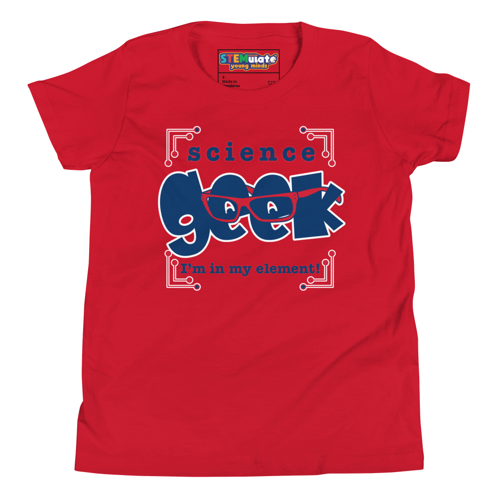 Science Geek Tee in Red