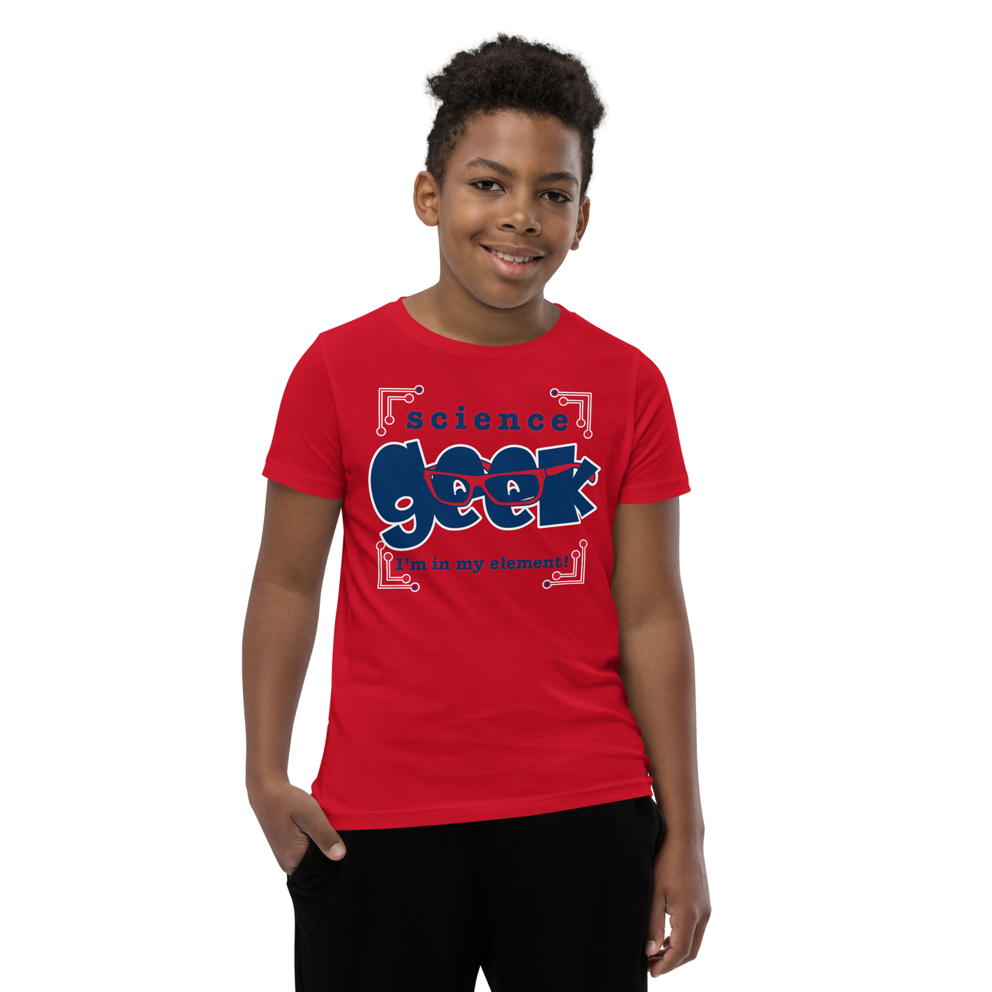 Science Geek Tee in Red