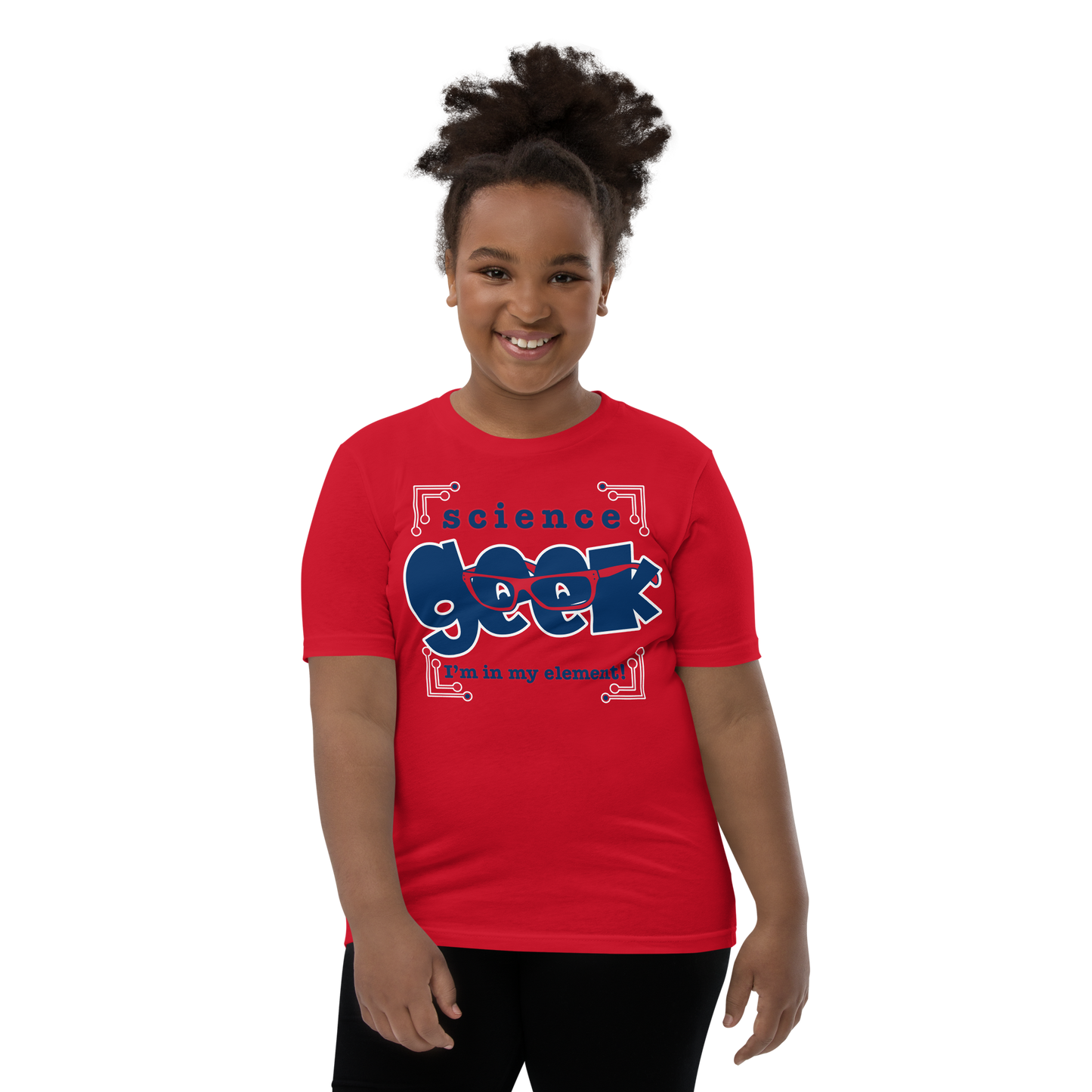 Science Geek Tee in Red